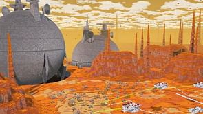 Minecraft player builds The Battle of Geonosis from Star Wars