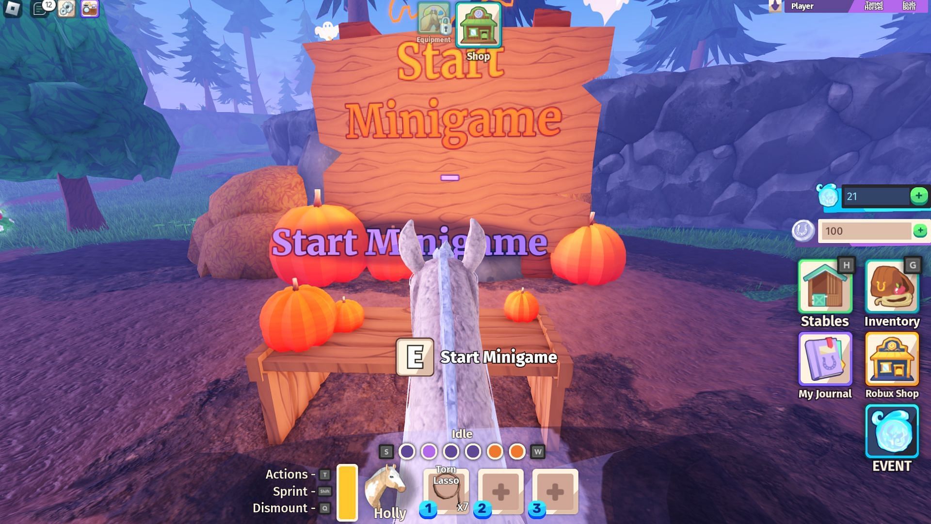 Complete minigames and quests will give you Souls (Image via Roblox)