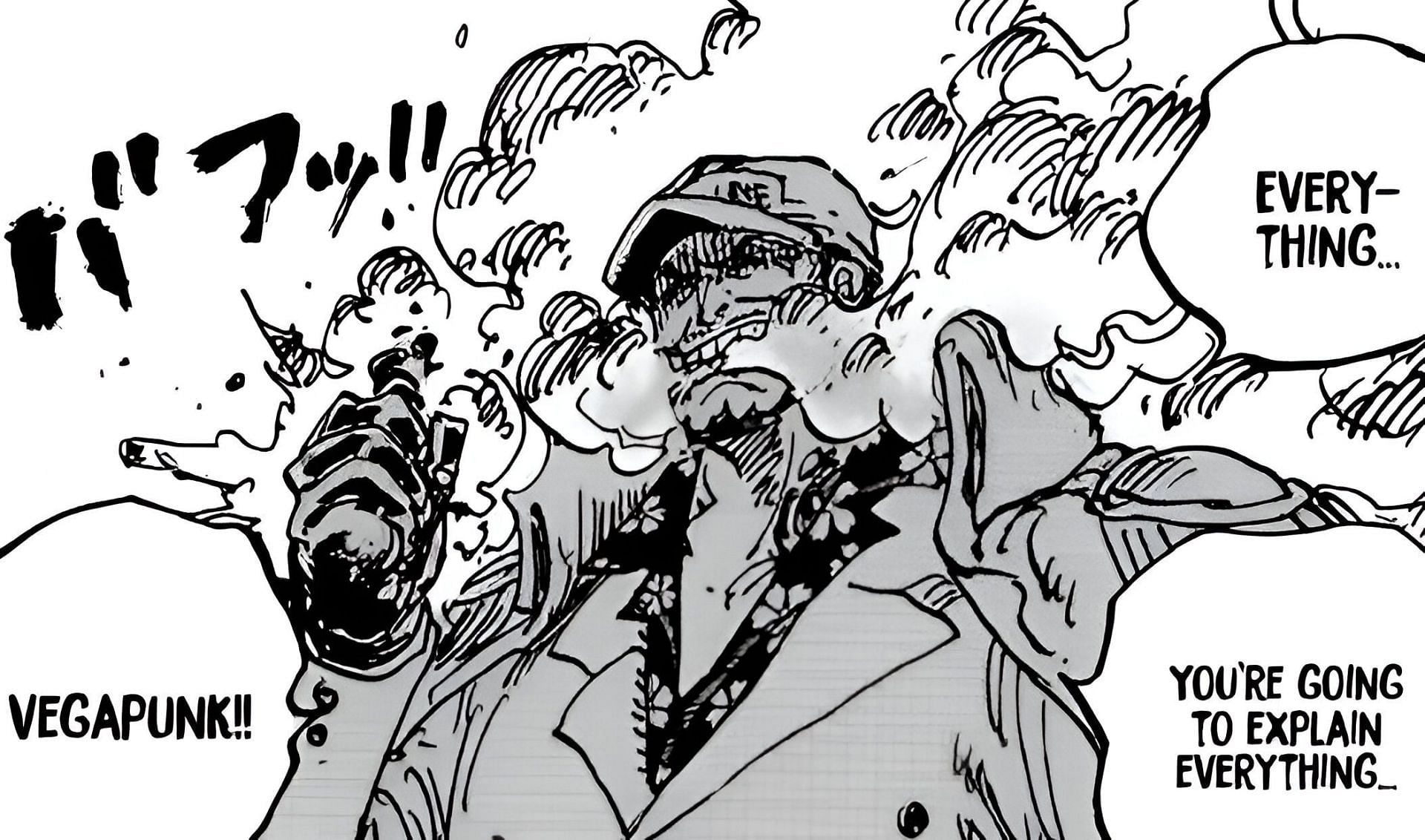 Akainu as seen in the manga (Image via mangakakalot)