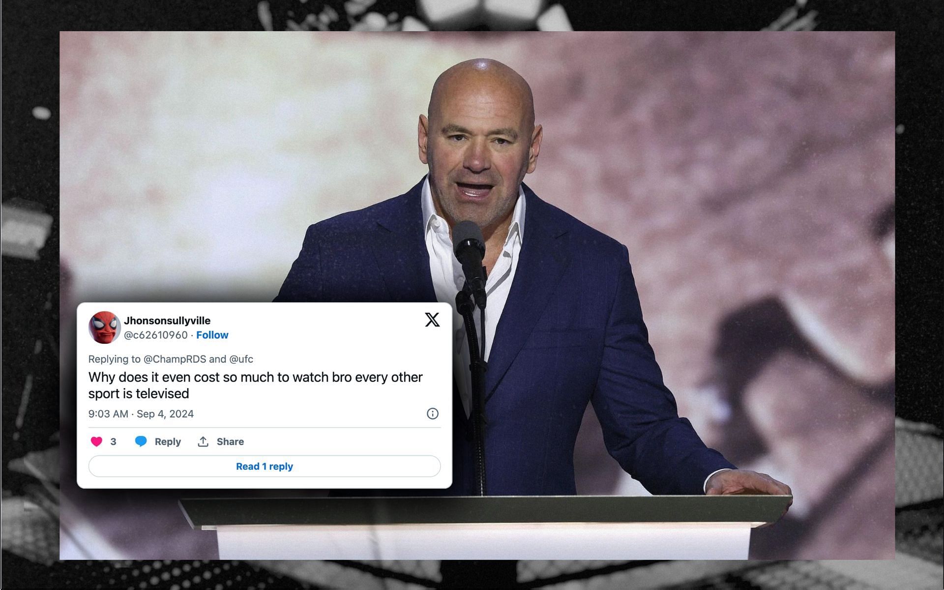 Fans react to Dana White