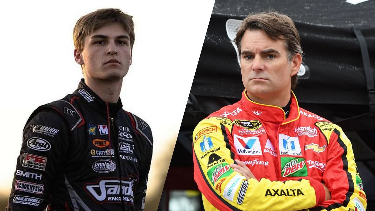 Corey Day and Jeff Gordon (Left Image source: Corey Day on Instgram, Right Image source Getty)