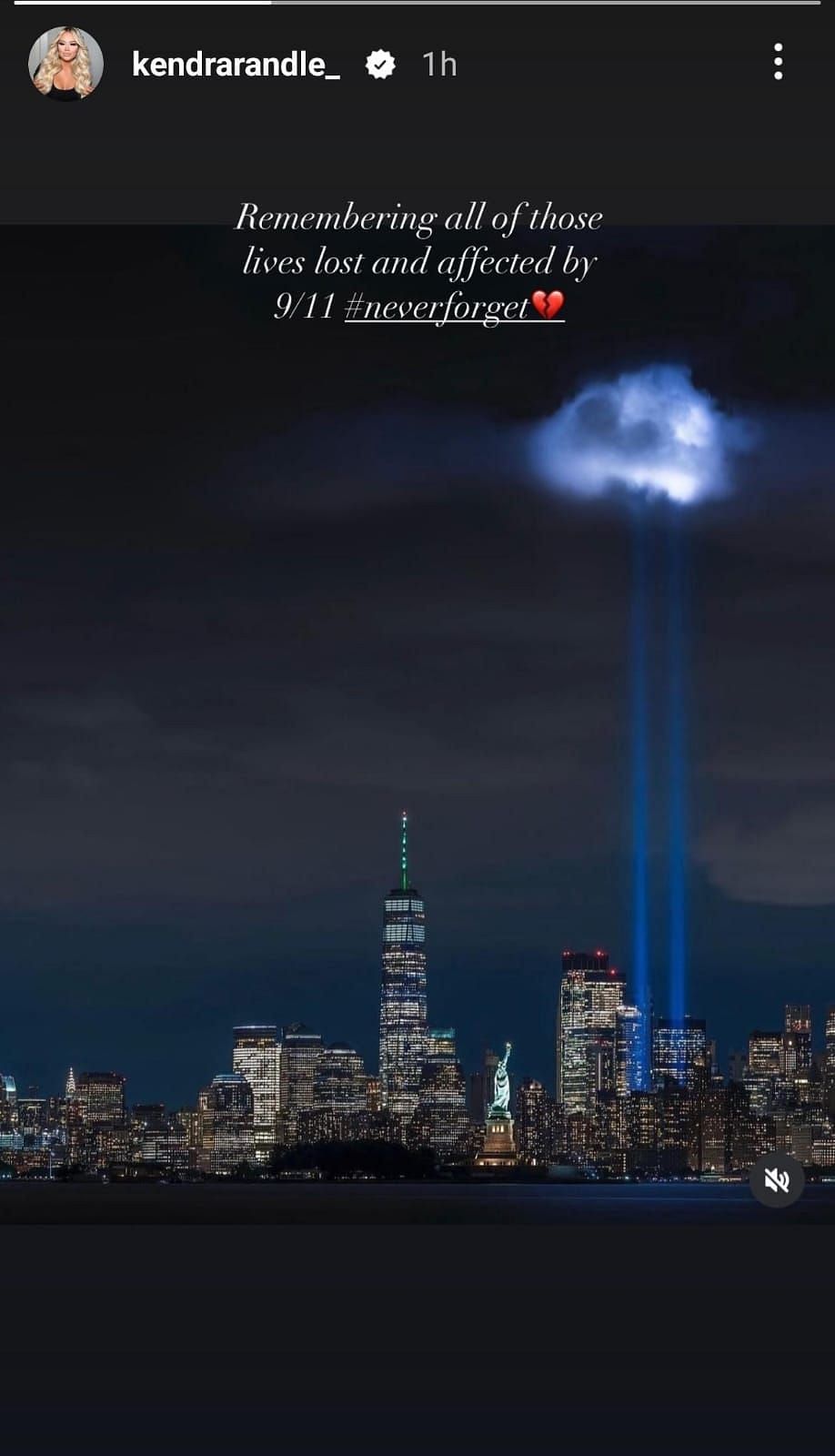 Julius Randle's wife Kendra Randle posted a heartfelt caption with an image as a tribute to 9/11.