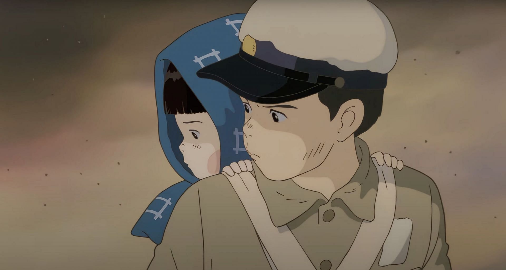 Setsuko and Seita as seen in anime (Image via Studio Ghibli)