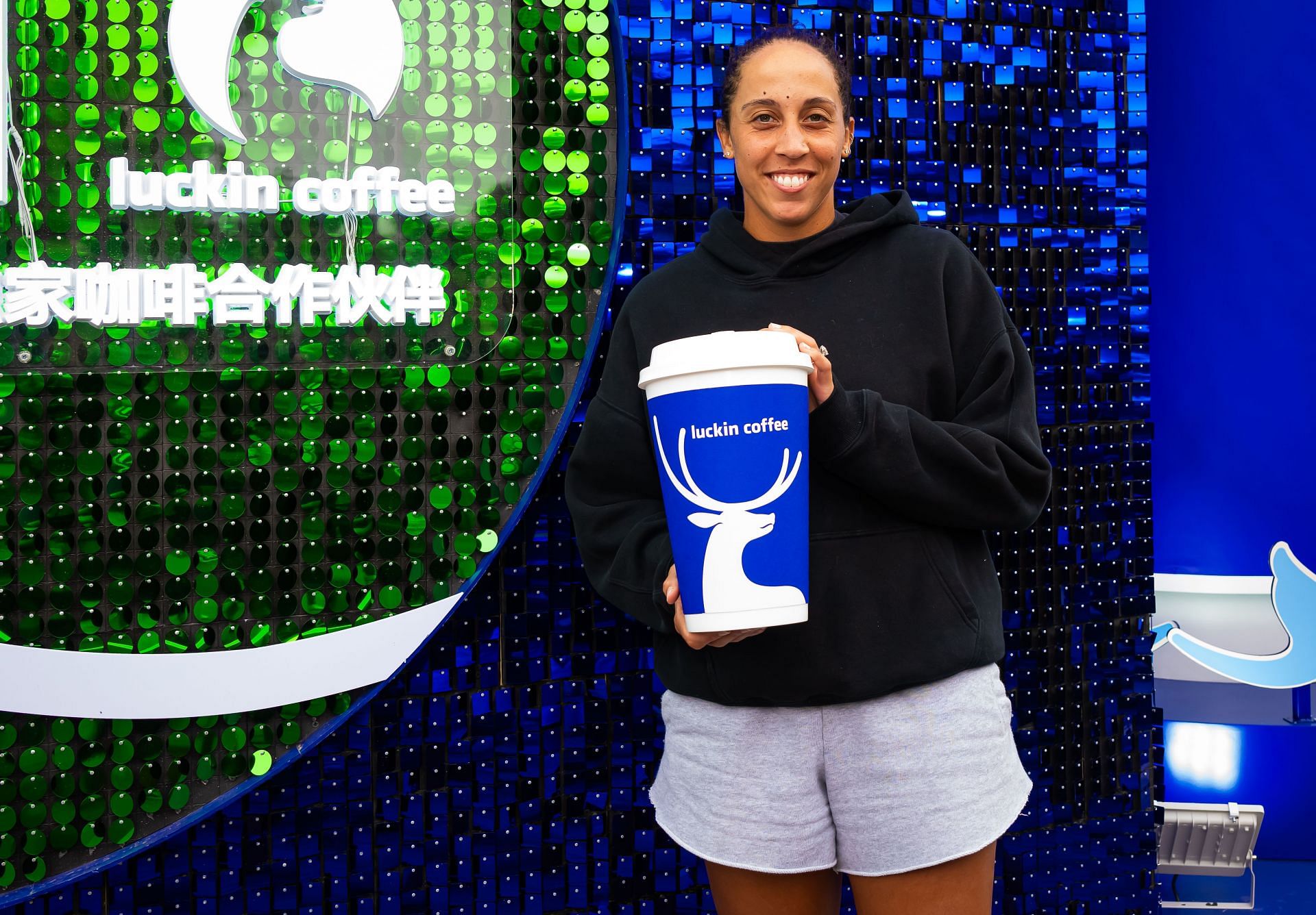 Madison Keys during outdoor events in the 2024 China Open - Source: Getty