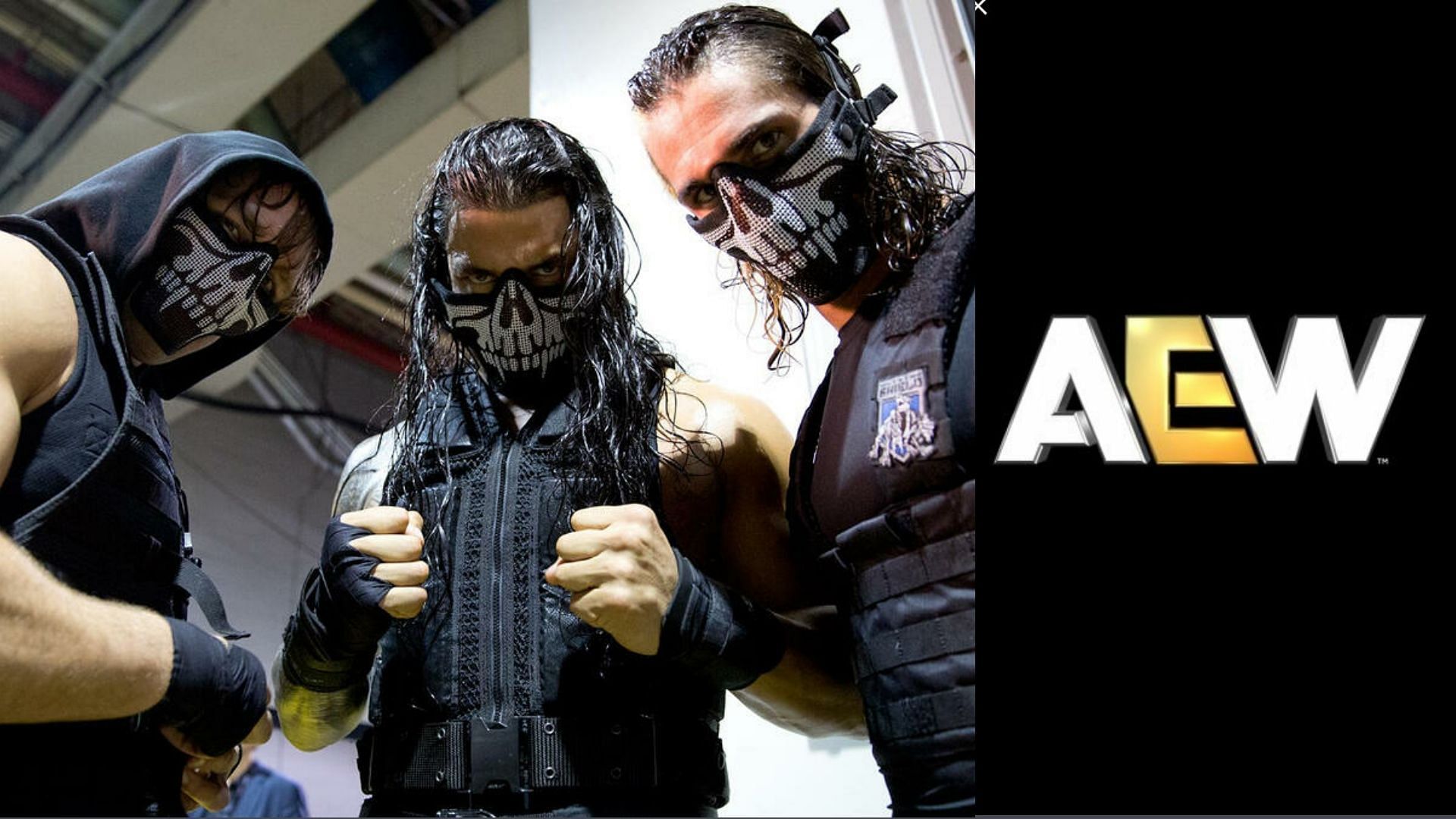 Could fans see a partial Shield reunion soon? (Photo credit: WWE.com and AEW Twitter)