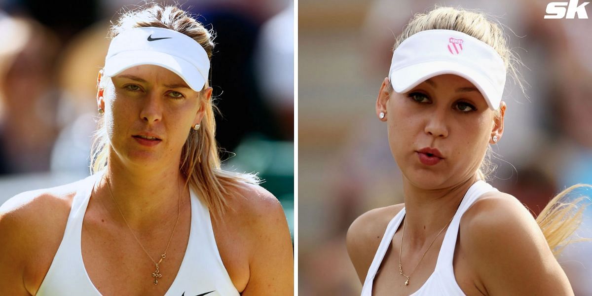 Maria Sharapova (L) and Anna Kournikova (R) (Image Source: Getty)