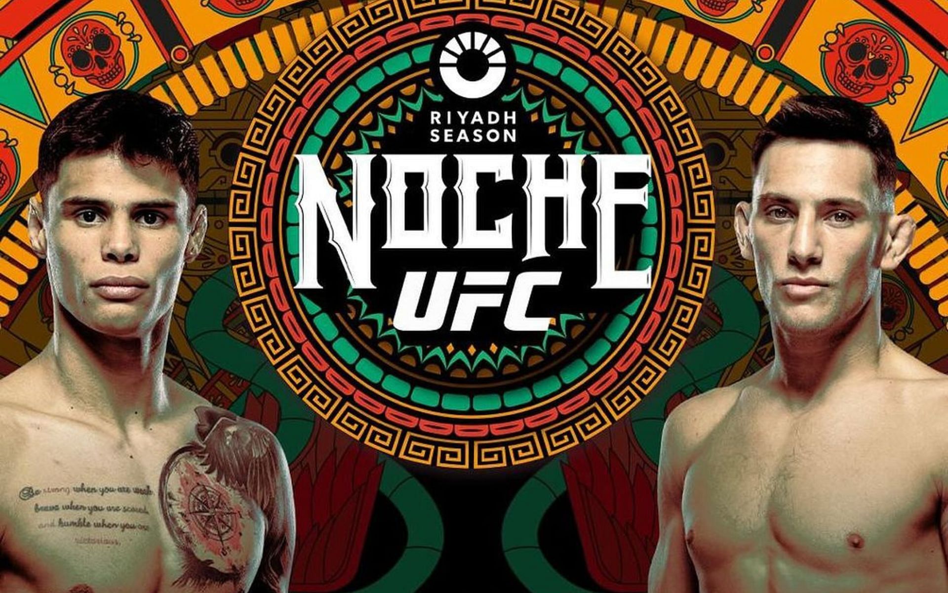 Daniel Zellhuber (left) will take on Esteban Ribovics (right) on the main card of Noche UFC 306. [Image courtesy @estebanribovicsmma on Instagram]