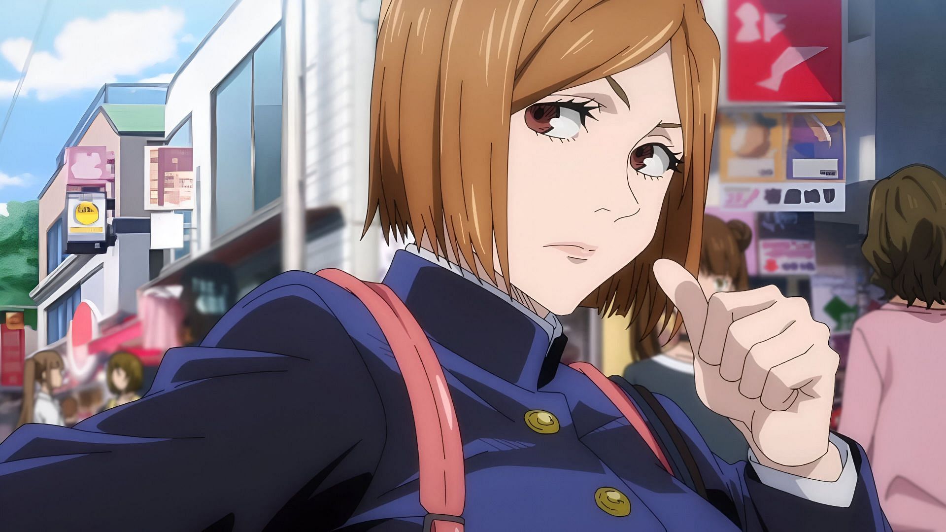 Kugisaki Nobara as seen in the anime (Image via MAPPA)