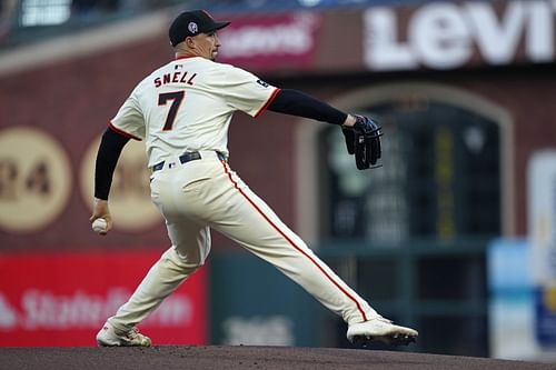 Blake Snell is pitching today (Getty)