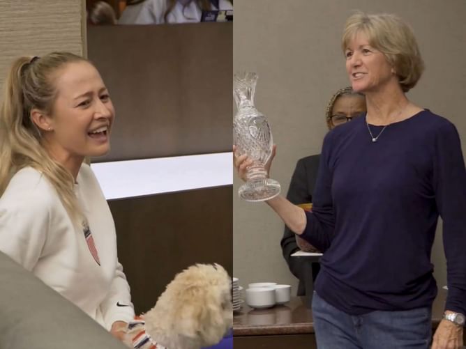 WATCH: Nelly Korda, other US team players celebrate Junior team's Solheim Cup win