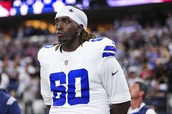 Cowboys rookie Tyler Guyton mouths off at NFL referees despite Thursday Night Football win over Giants