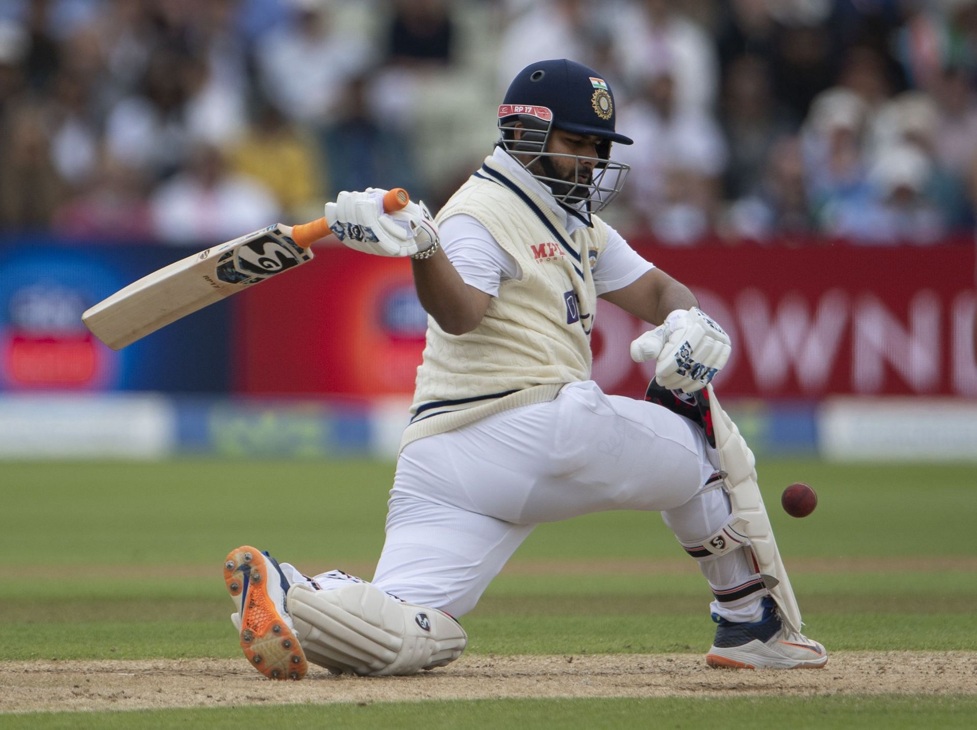 Rishabh Pant scored a fifty for India B against India A in the first round match of 2024 Duleep Trophy. (Image Credits: Getty Images)