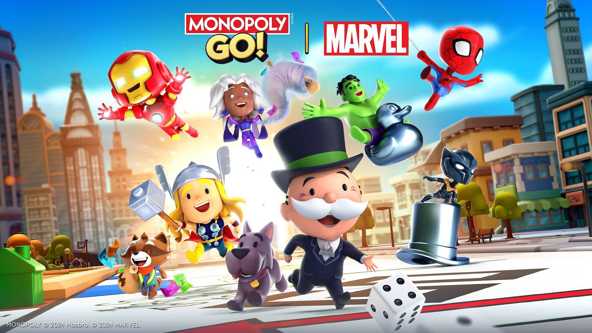 Multiple Marvel heroes coming to Monopoly Go (Image via Scopely)