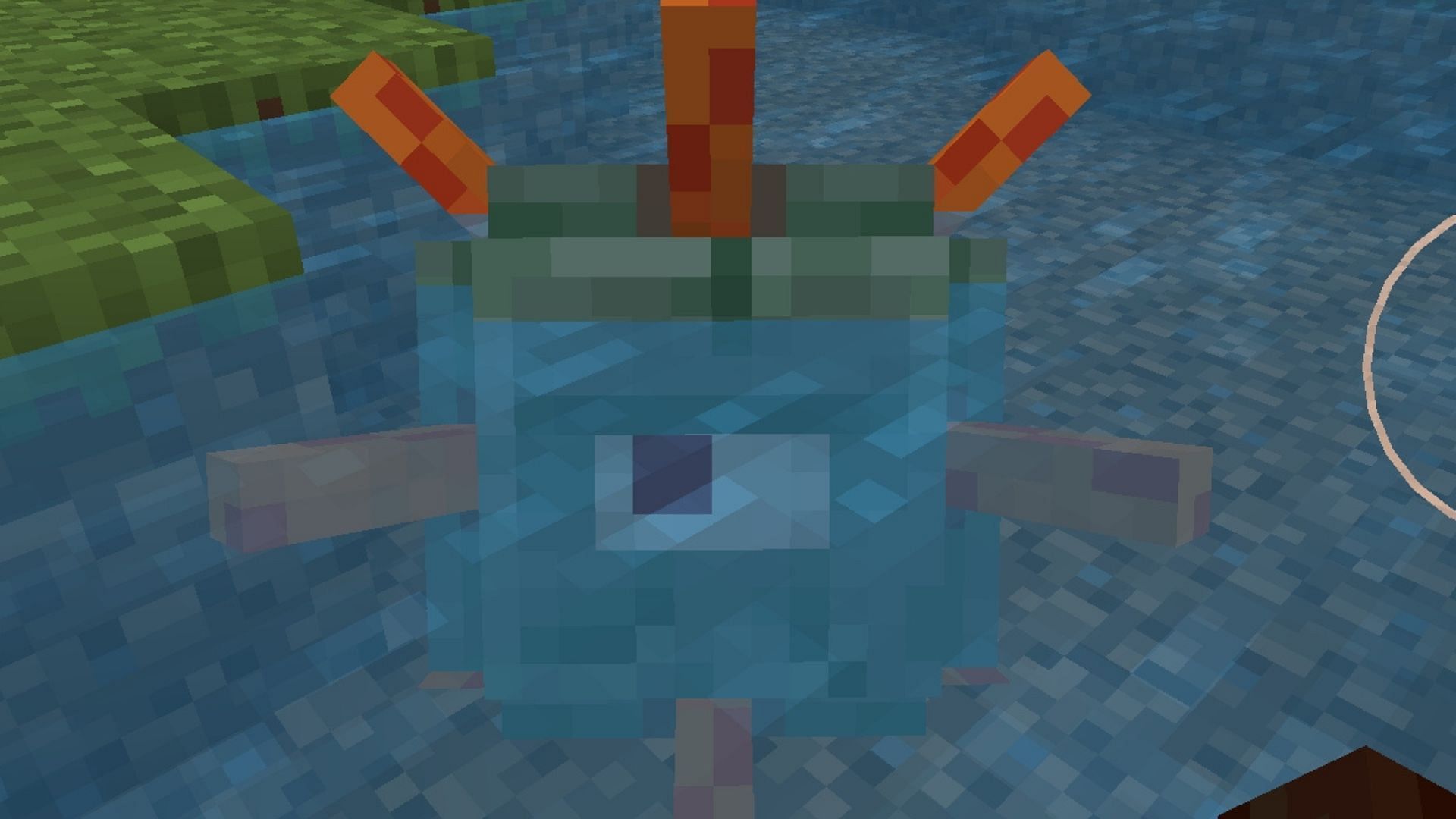 Using TNT underwater can help you avoid facing guardians (Image via Mojang Studios)