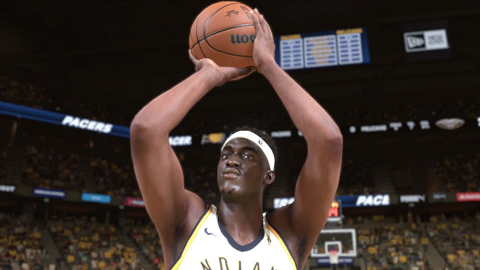 Siakam in action for Indiana Pacers (Image via 2K Games)