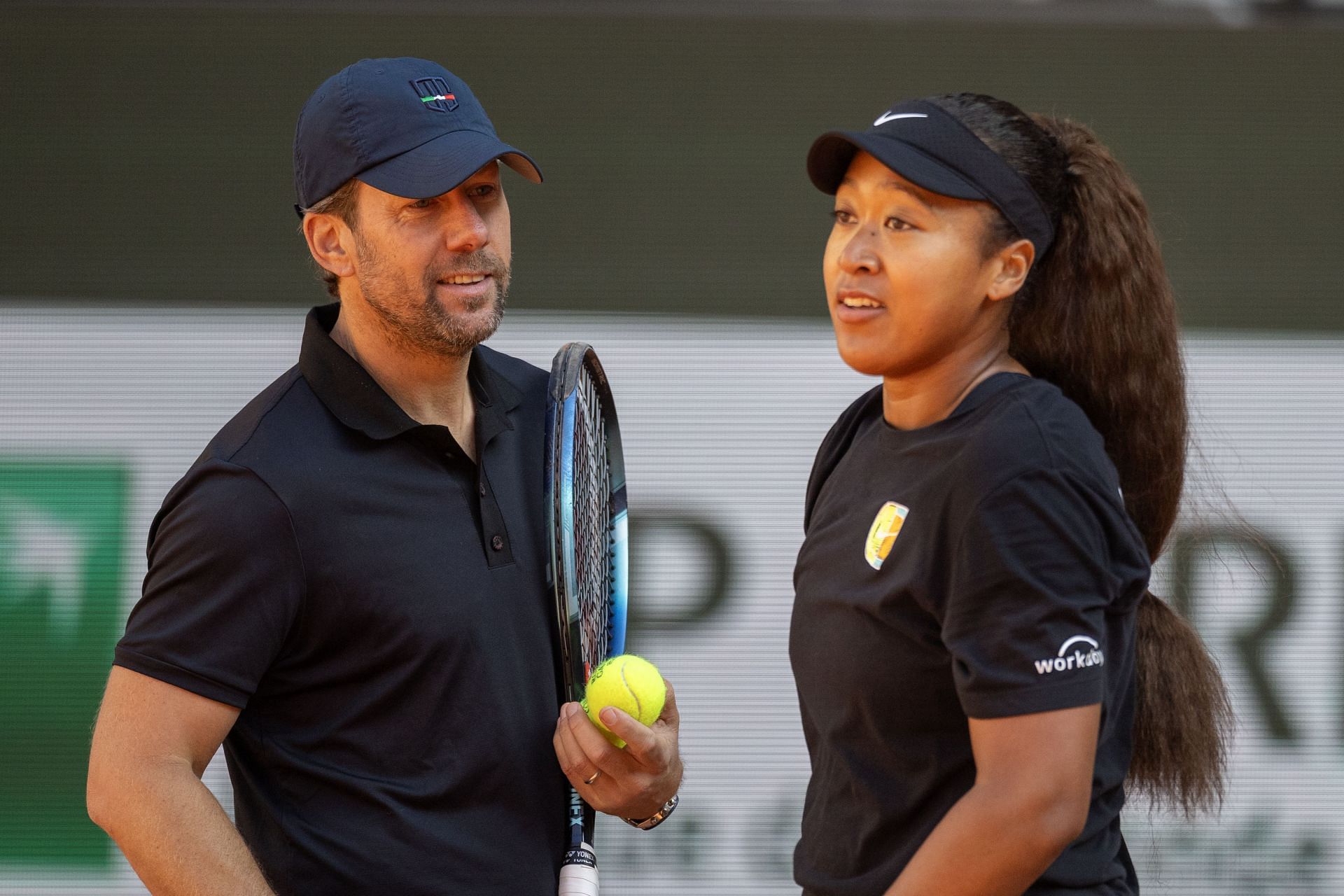 Naomi Osaka and Wim Fissette (Source: Getty)