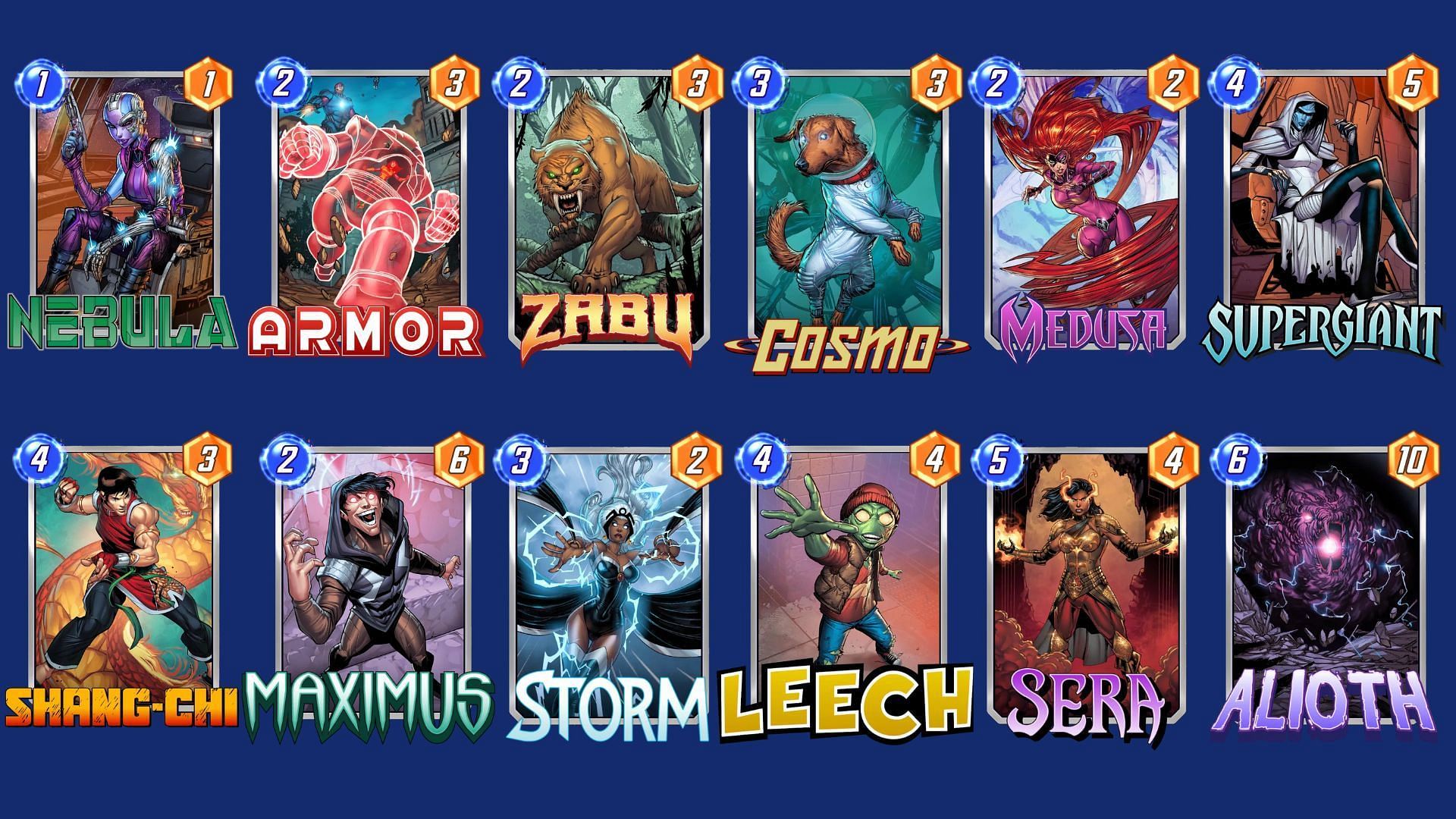 The Supergiant Control Deck is one of the best Marvel Snap Supergiant decks overall (Image via Nuverse)