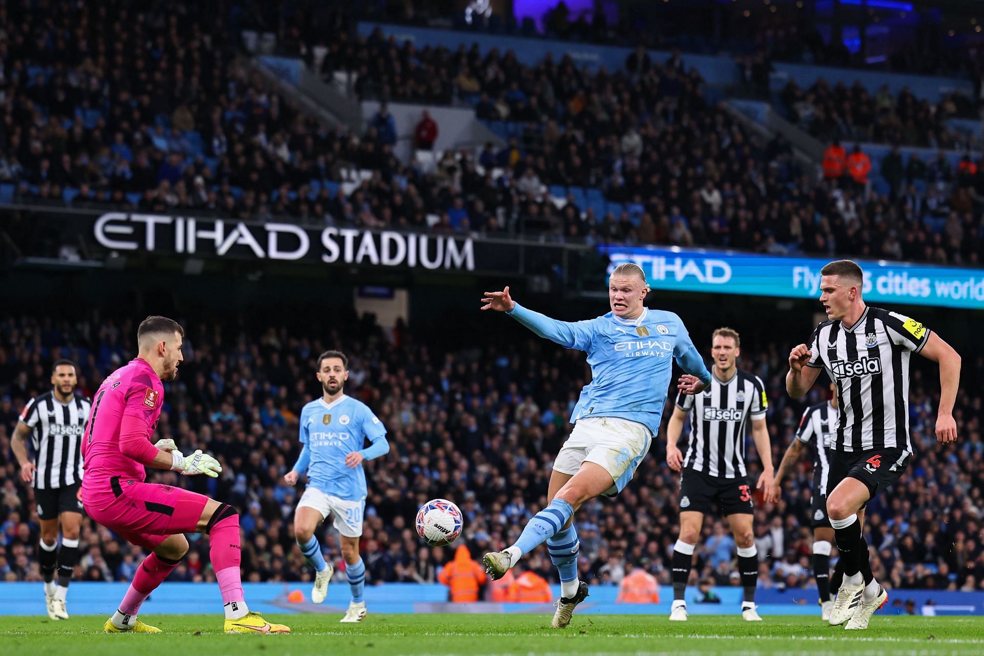 Manchester City v Newcastle United - Emirates FA Cup Quarter Final - Source: Getty