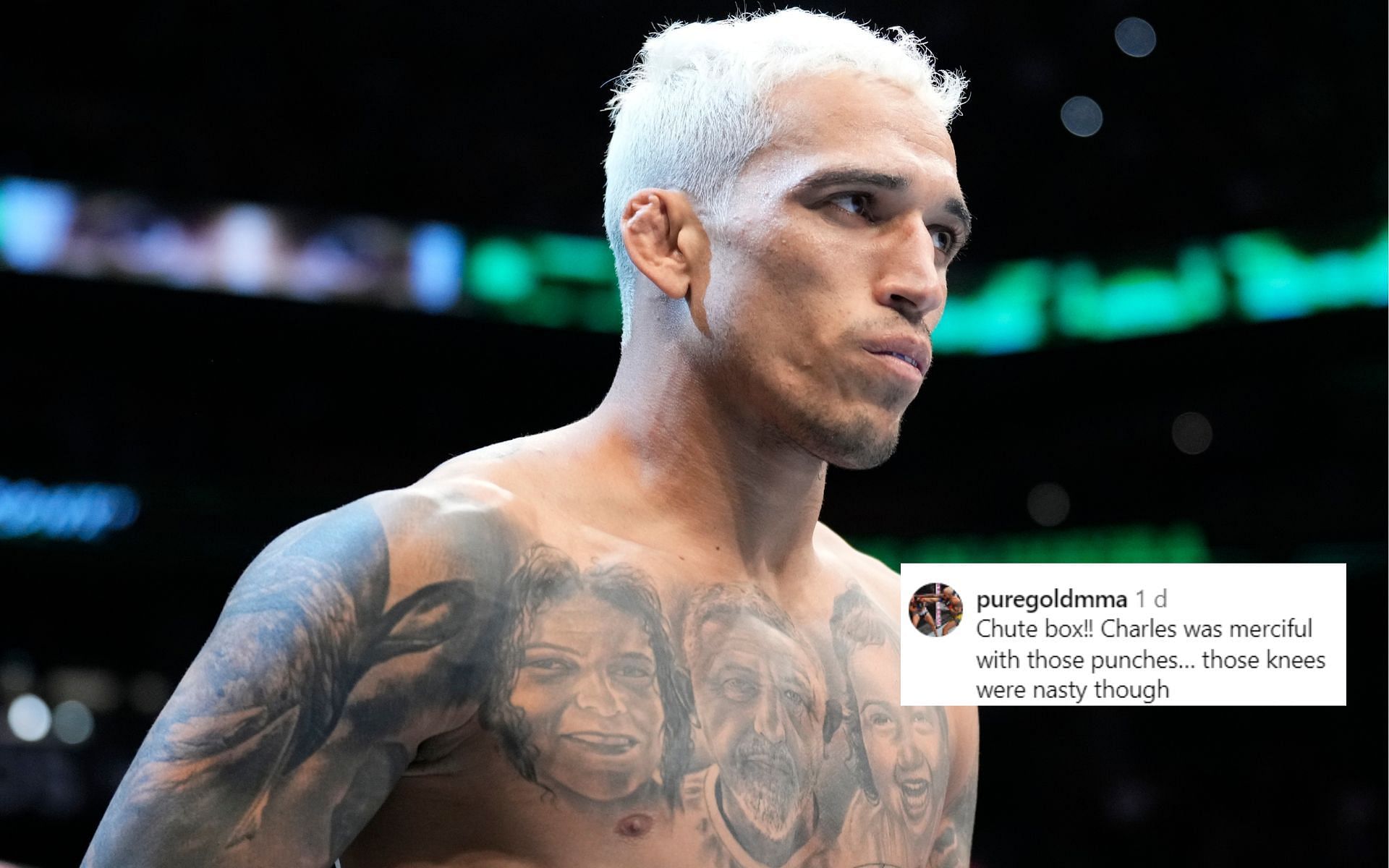 Fans react to Charles Oliveira