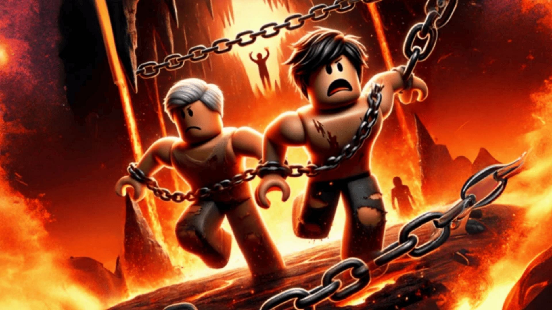 Official cover for Chained Together (Image via Roblox)