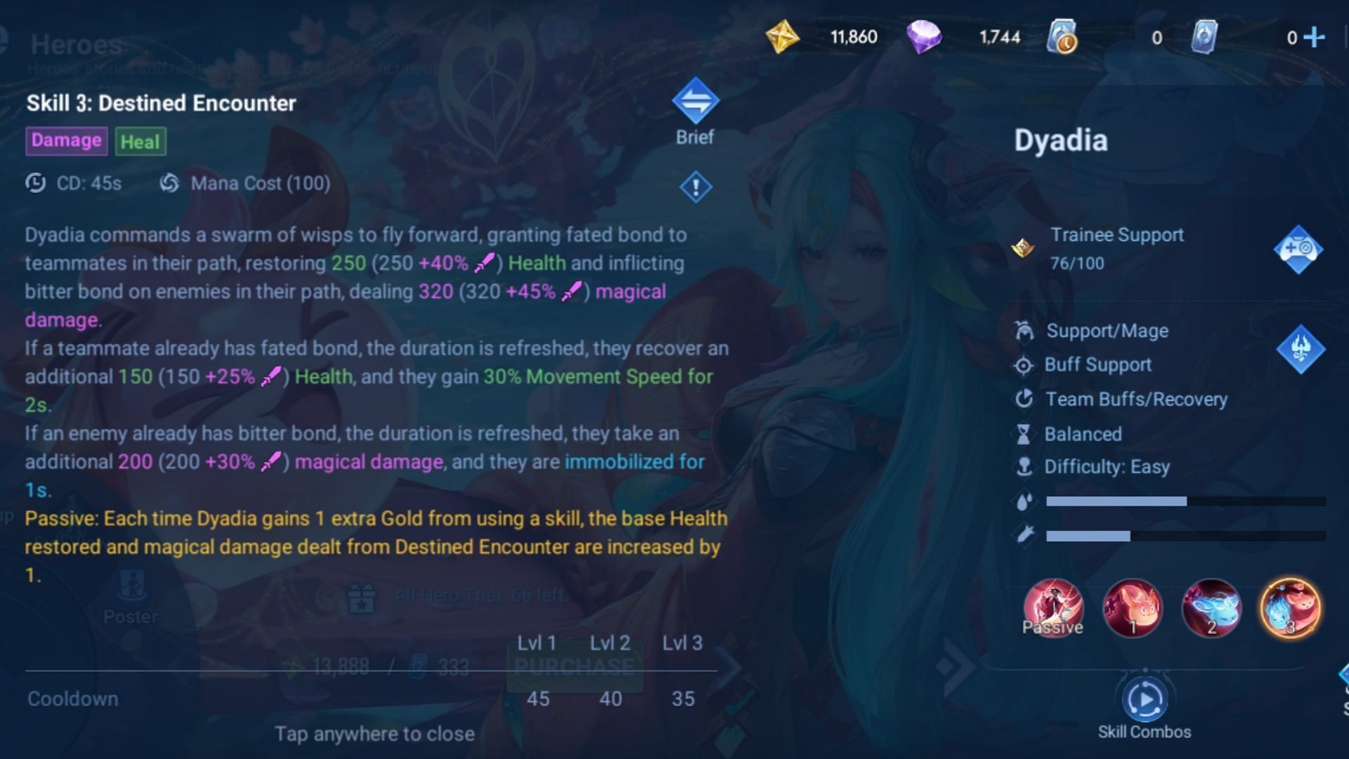 Dyadia&#039;s Ultimate Skill effects. (Image via Level Infinite)