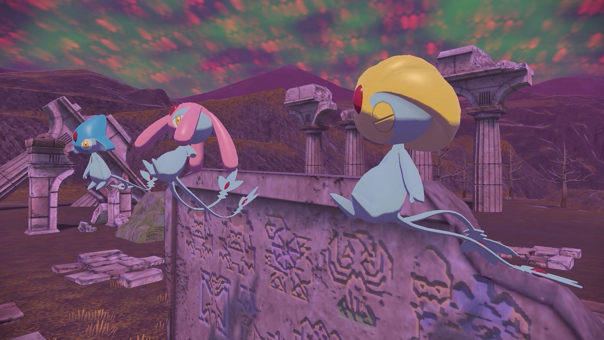 The Lake Guardians in Legends: Arceus (Image via The Pokemon Company)