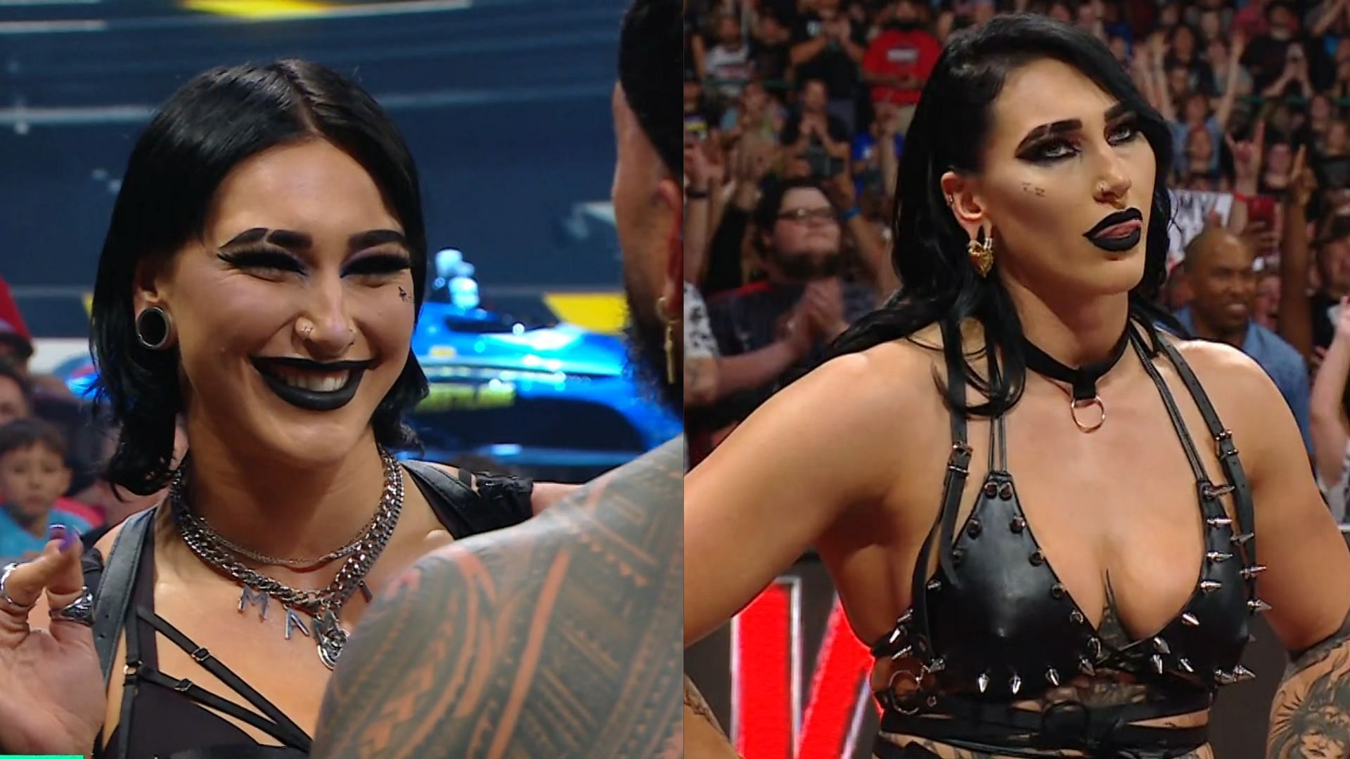 Rhea Ripley and Jey Uso had an interaction (Credit: WWE.com)
