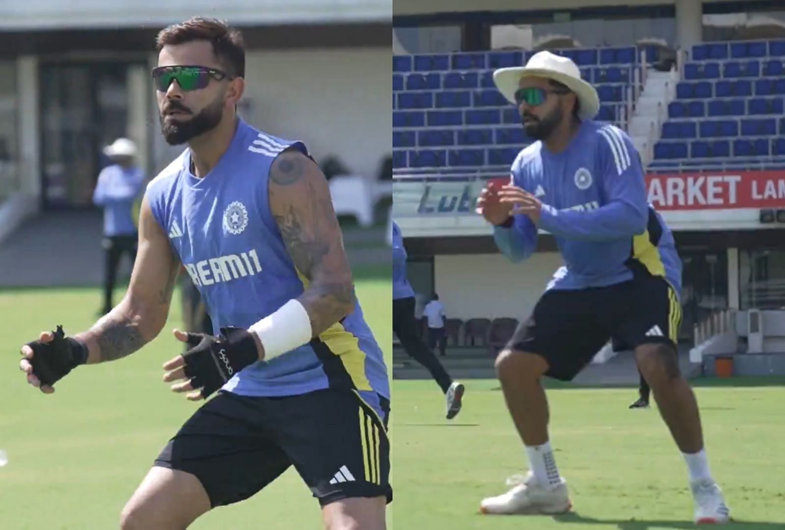 Virat Kohli (L) and Rohit Sharma. (PC: BCCI)