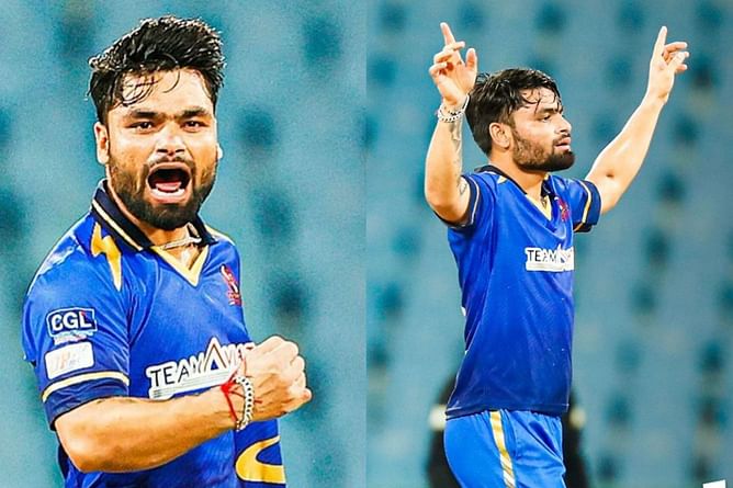 [Watch] Meerut Mavericks’ Rinku Singh takes three wickets in an over against Kanpur Superstars in UP T20 League 2024