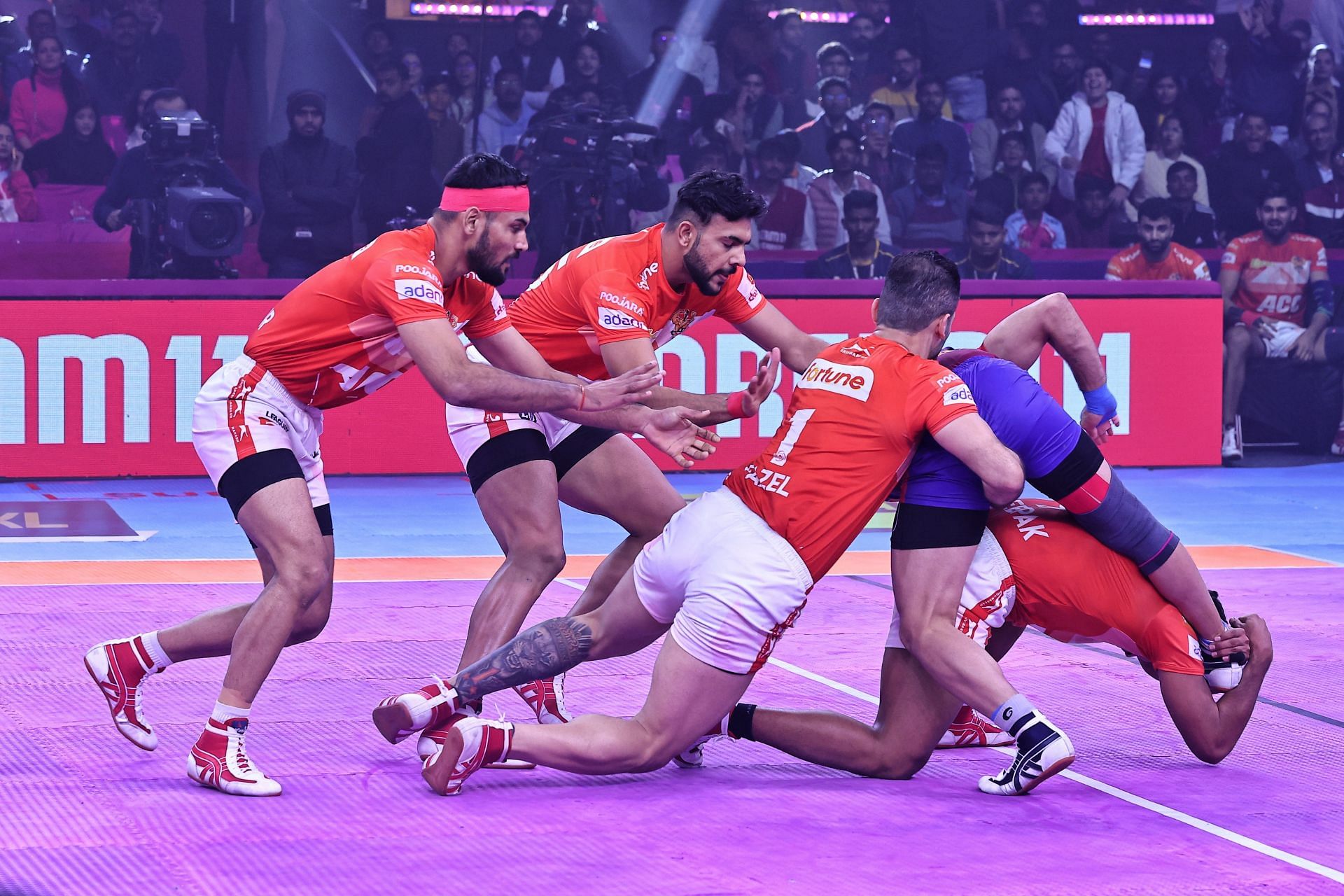 Dabang Delhi Vs Gujarat Giants Pro Kabaddi League In Jaipur - Source: Getty