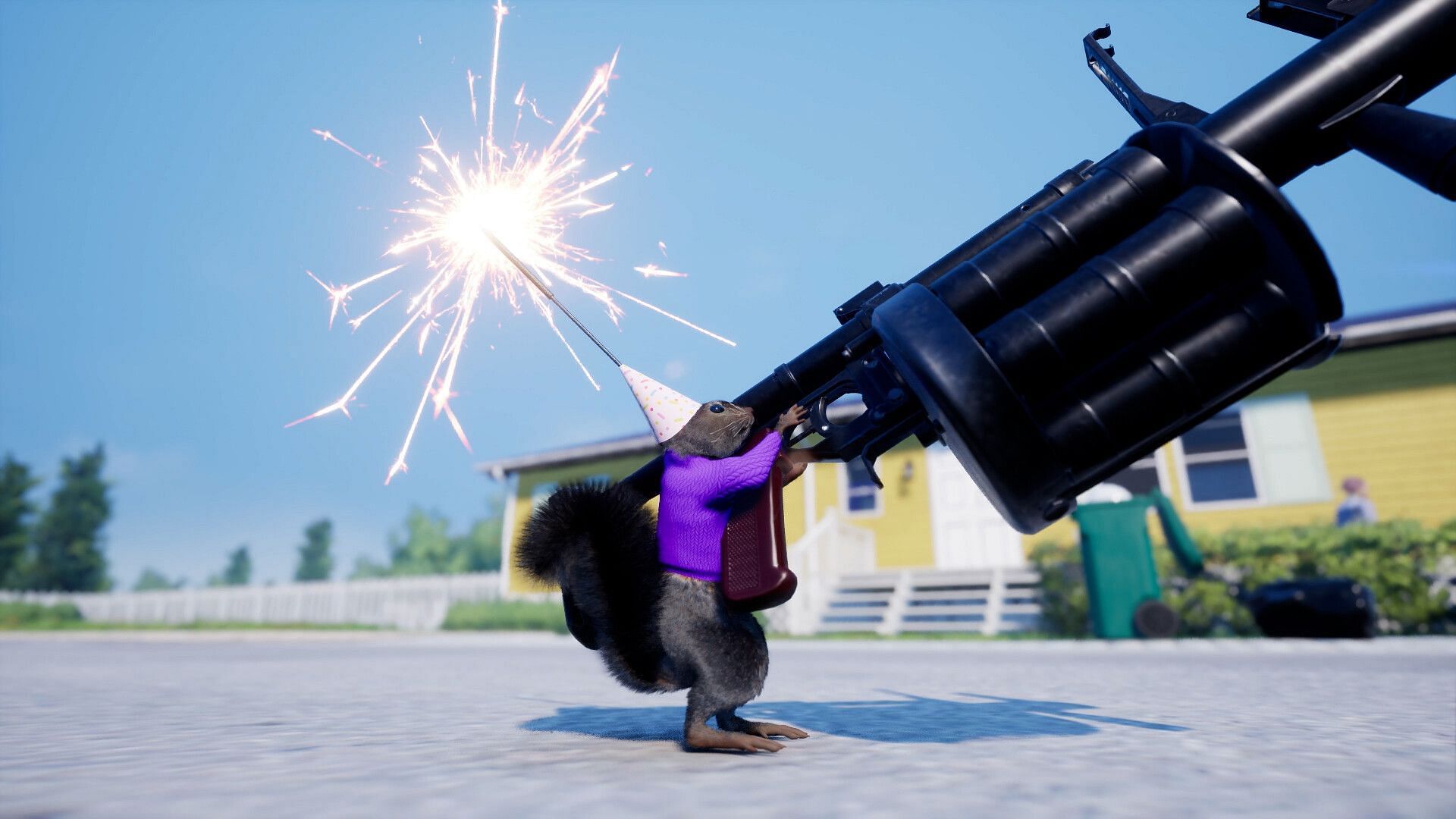 Squirrel with a Gun gameplay (Image via Maximum Entertainment)