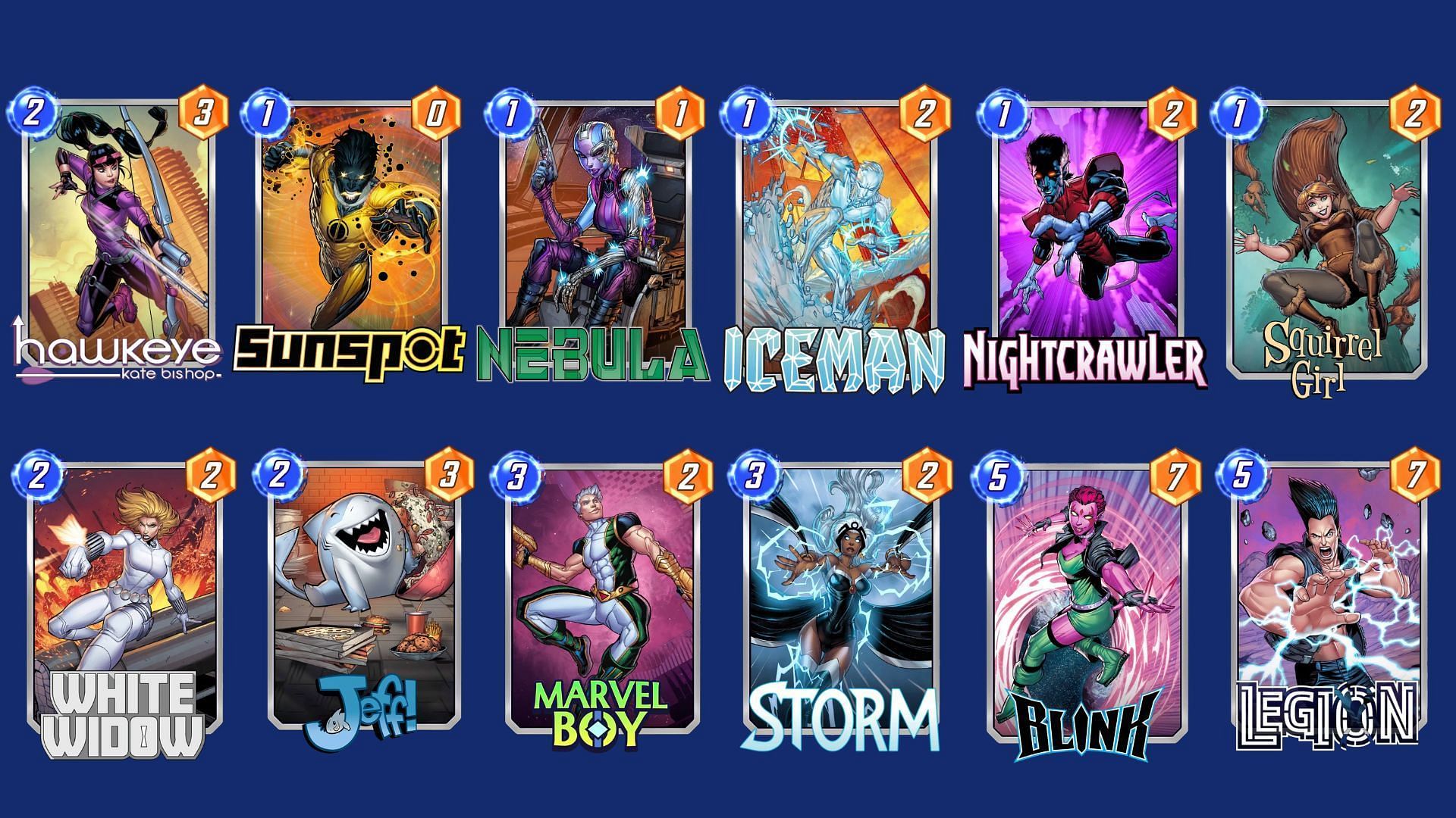 The Lockout Deck in Marvel Snap (Image via Nuverse)