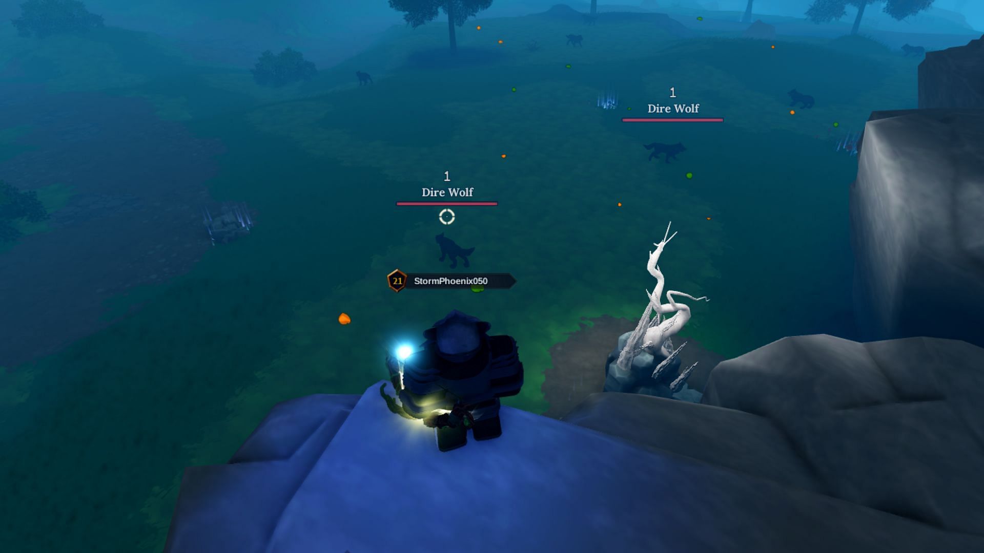 Dire Wolf is one of the first monsters you will encounter (Image via Roblox || Sportskeeda)