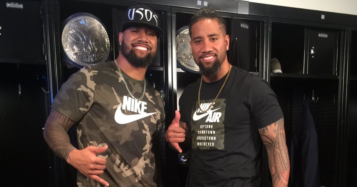 Old photo of The Usos taken from their X/Twitter account 