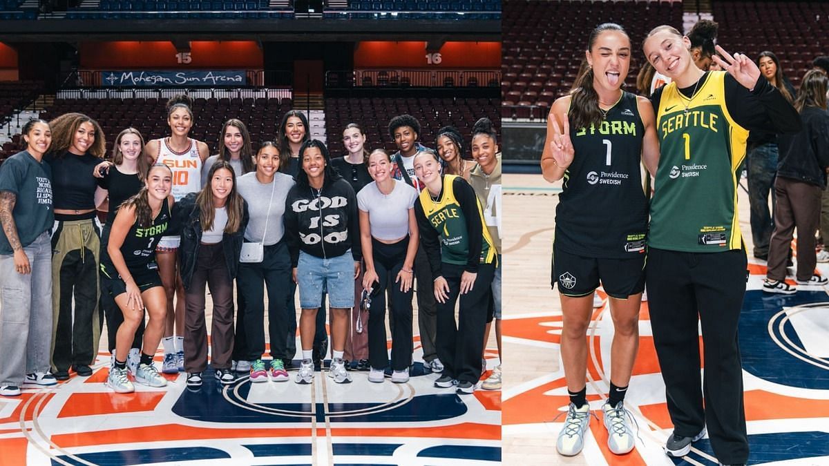 Paige Bueckers, Nika Muhl and UConn Huskies (Image Credits: Instagram/@seattlestorm)