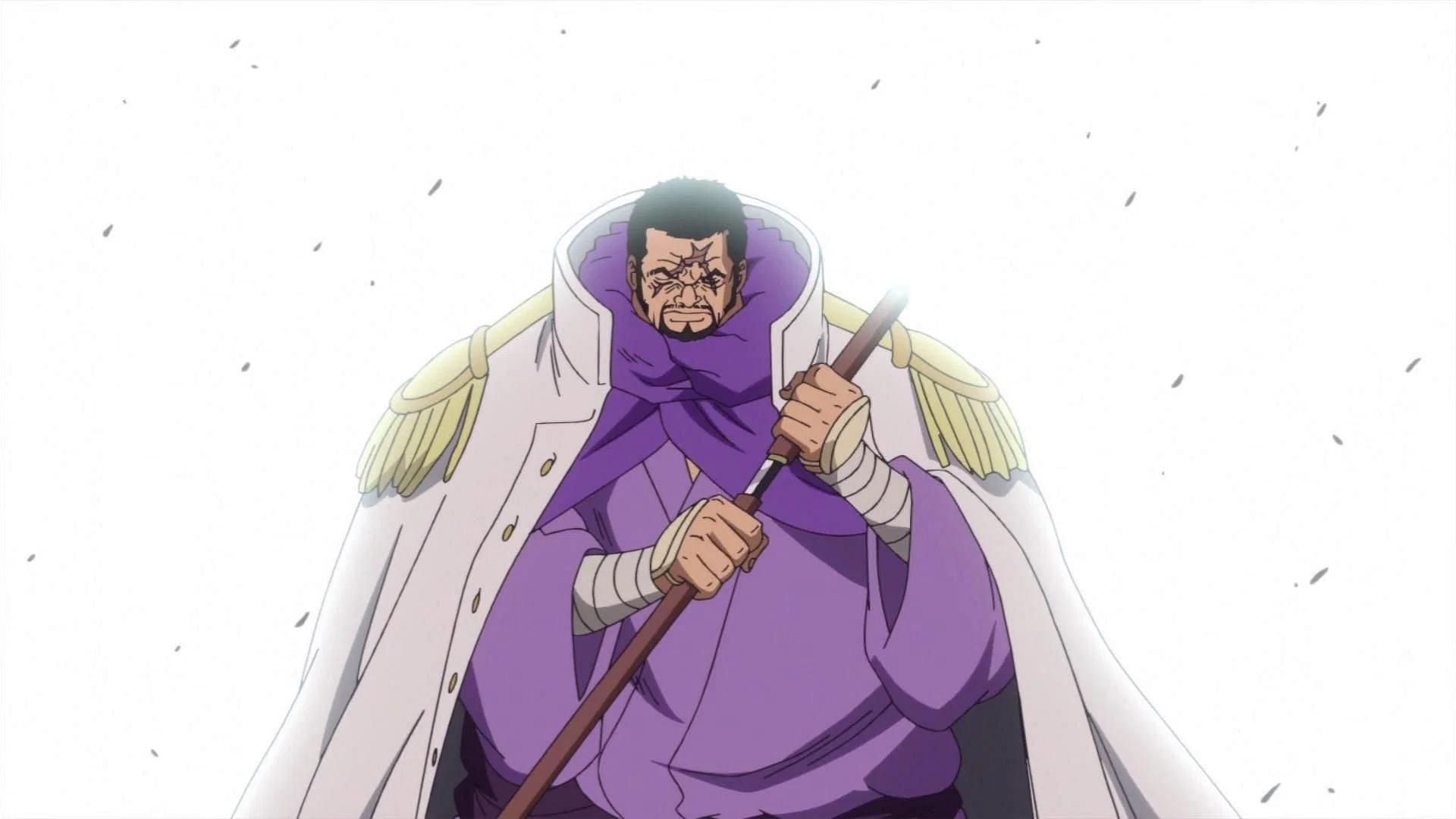 A snapshot of Fujitora from the One Piece anime (Image via Toei Animation)