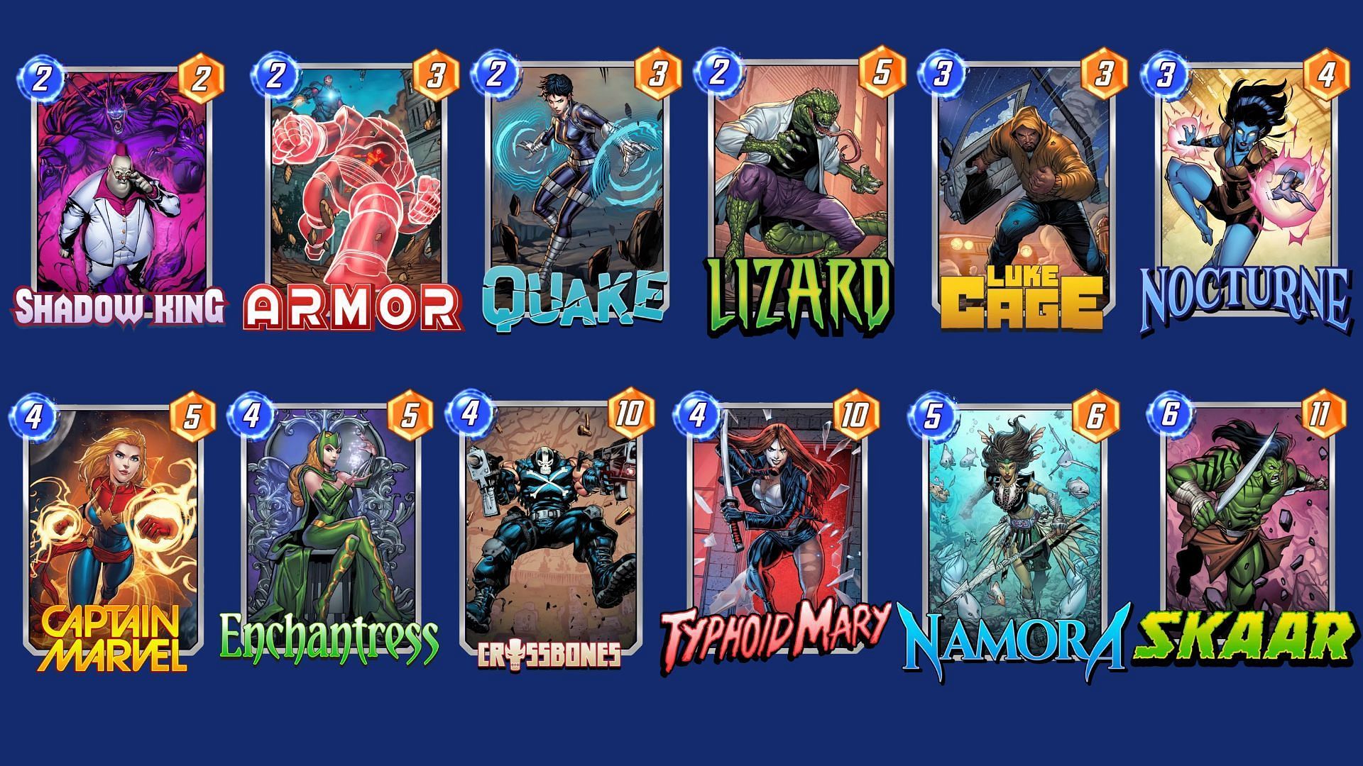 Shadowed Resilience is a disruptive Marvel Snap Namora deck (Image via Nuverse)