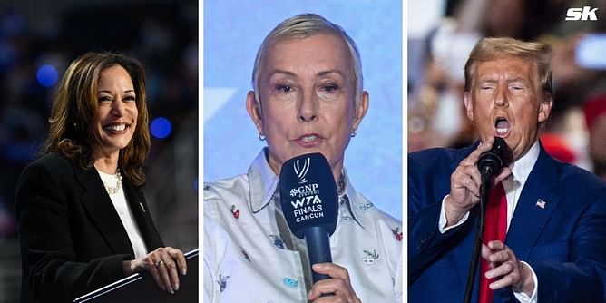 Martina Navratilova reacts to contrast between Kamala Harris addressing gun violence, abortion during Oprah interview & Donald Trump's 'enemy' remark