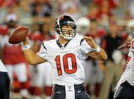 Former NFL QB John David Booty is an uncle of ULM QB General Booty. (Photo Credit: IMAGN)