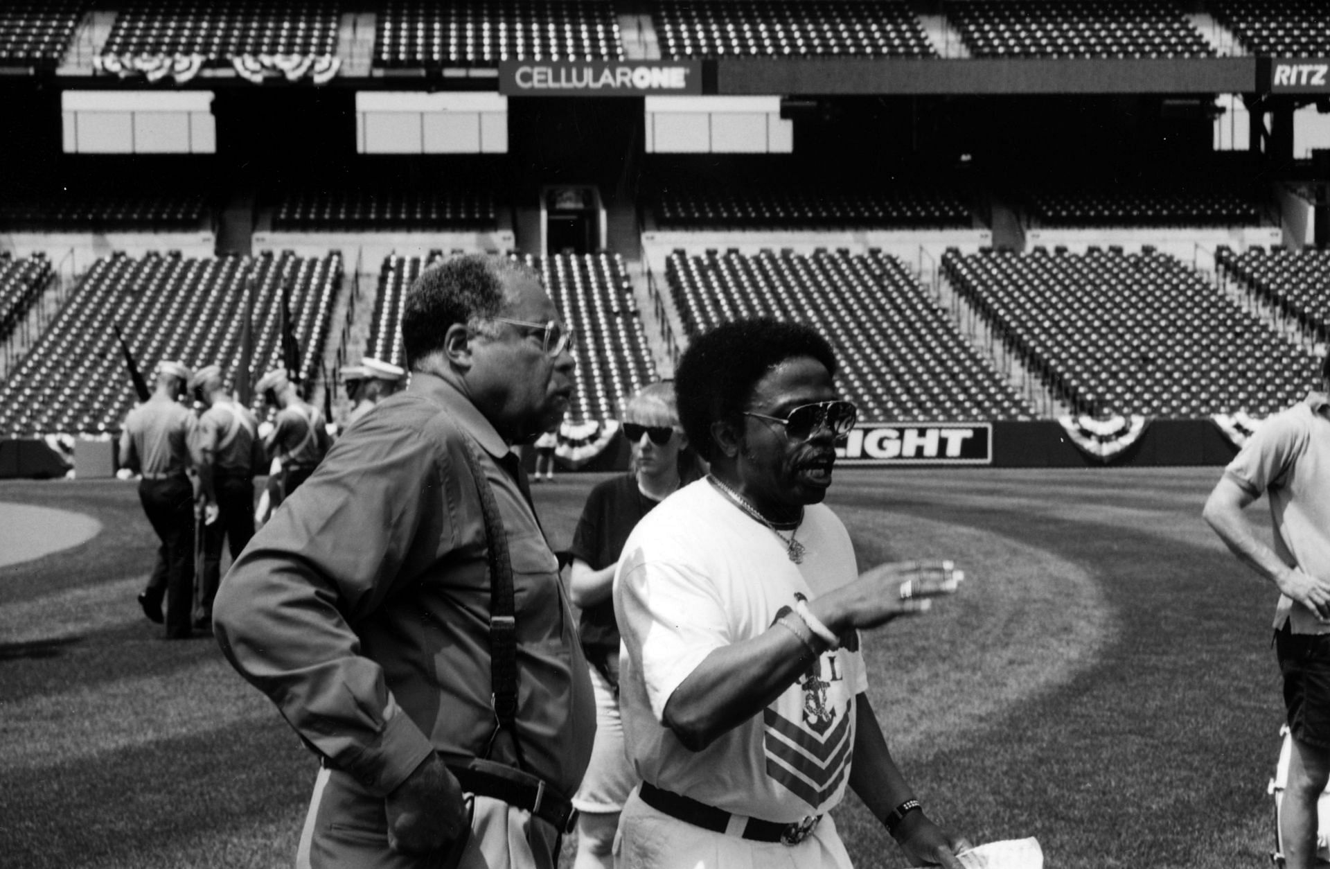 James Earl Jones at Camden Yards, the home of the Baltimore Orioles