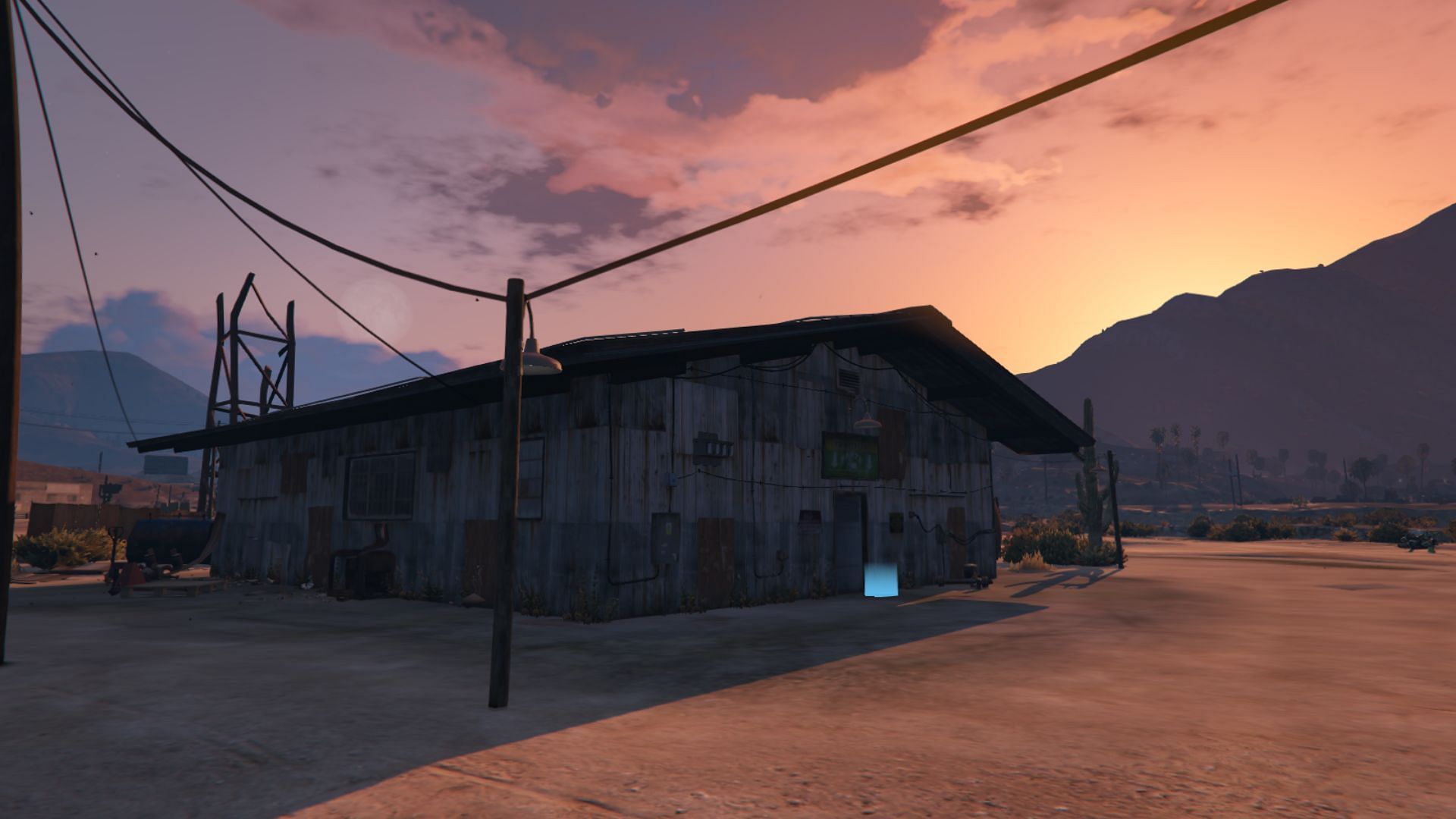 A screenshot of the Alamo Sea Cocaine Lockup in Grand Theft Auto 5 Online (Image via Rockstar Games)