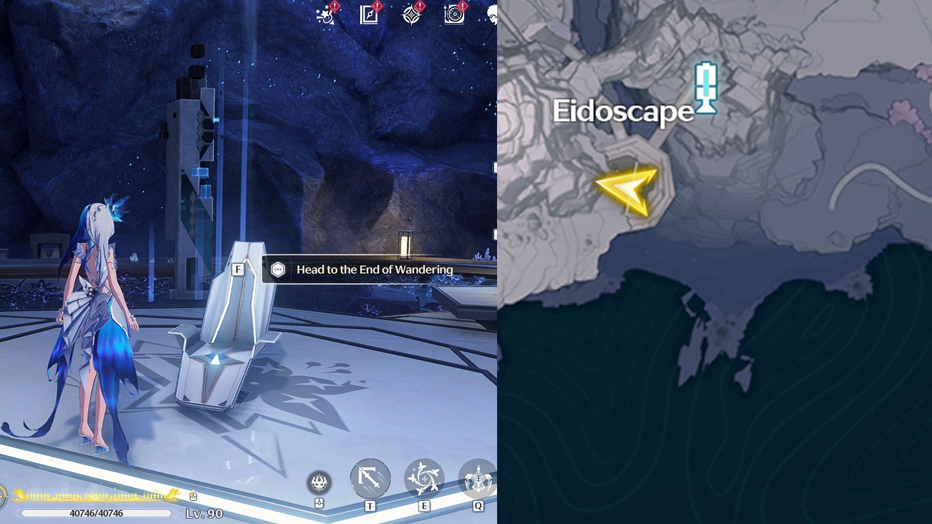 First location to reach the End of Wandering (Image via Kuro Games)