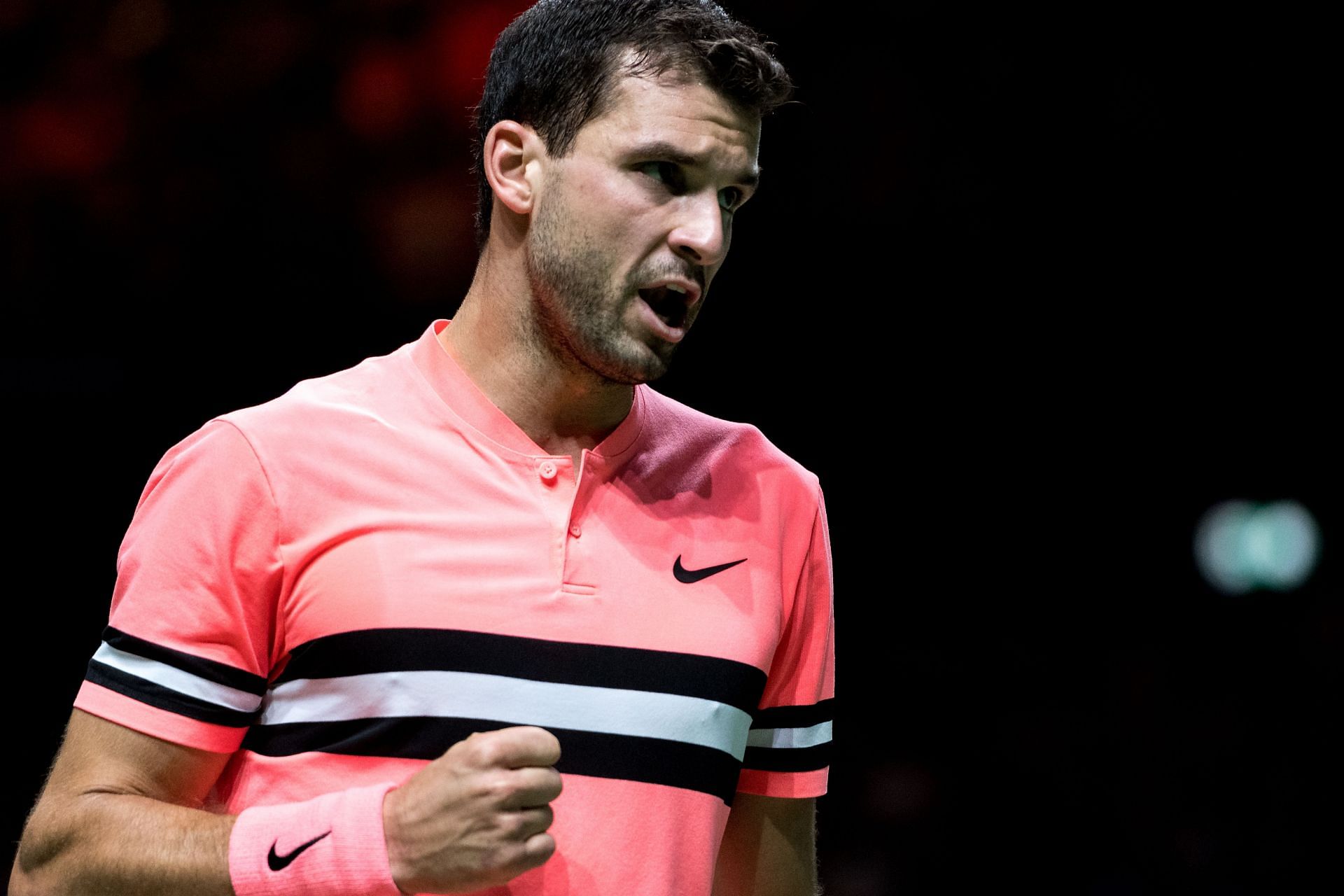 Grigor Dimitrov at the ABN AMRO World Tennis Tournament (Source: Getty)