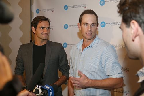 The Swiss and Andy Roddick (Source: Getty)