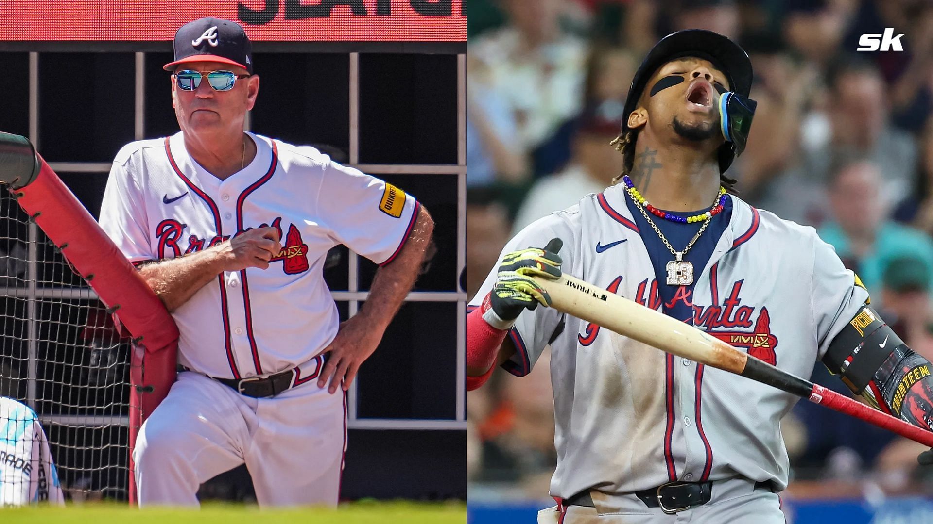 Atlanta Braves Manager Brian Snitker &amp; Slugger Ronald Acuna Jr.