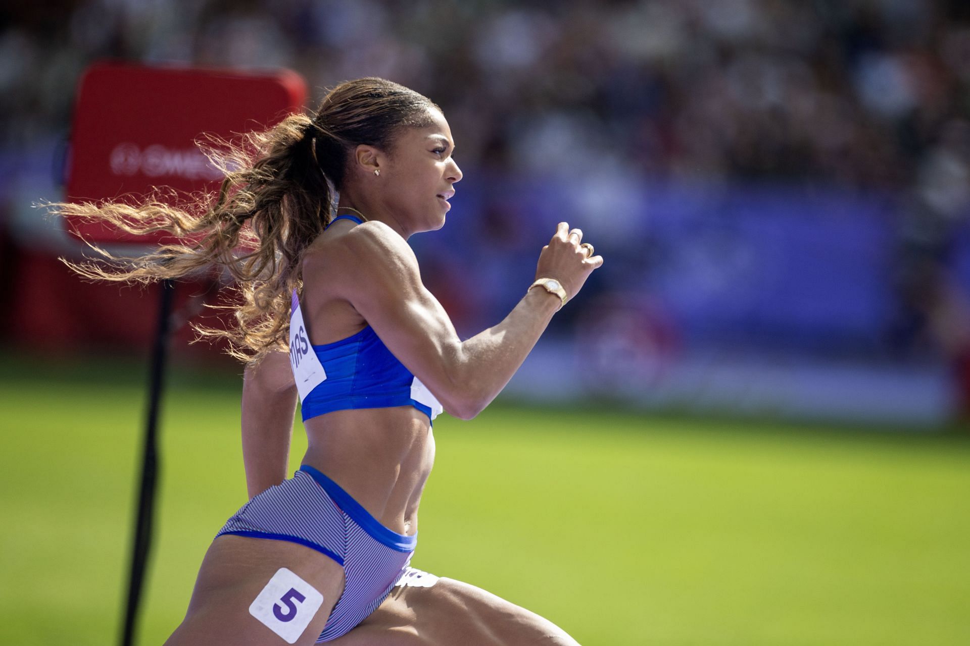 Gabby Thomas&#039; last competition of the year will be the Athlos track meet (Image Source: Getty)