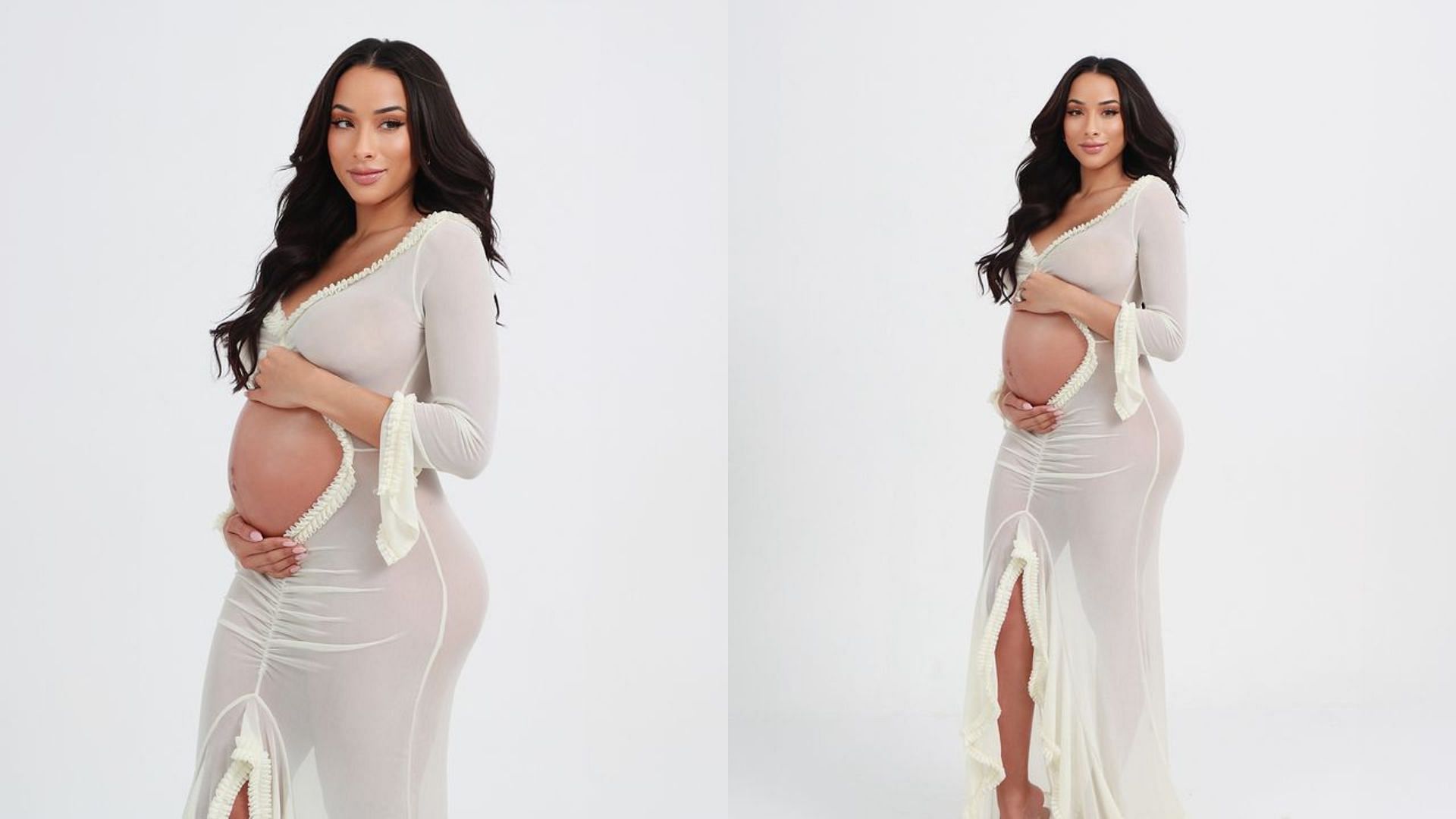 Tyreek Hill&#039;s wife Keeta Vaccaro stuns in glamorous maternity shoot as due date nears [Image credit: @keeta_vaccaro IG]