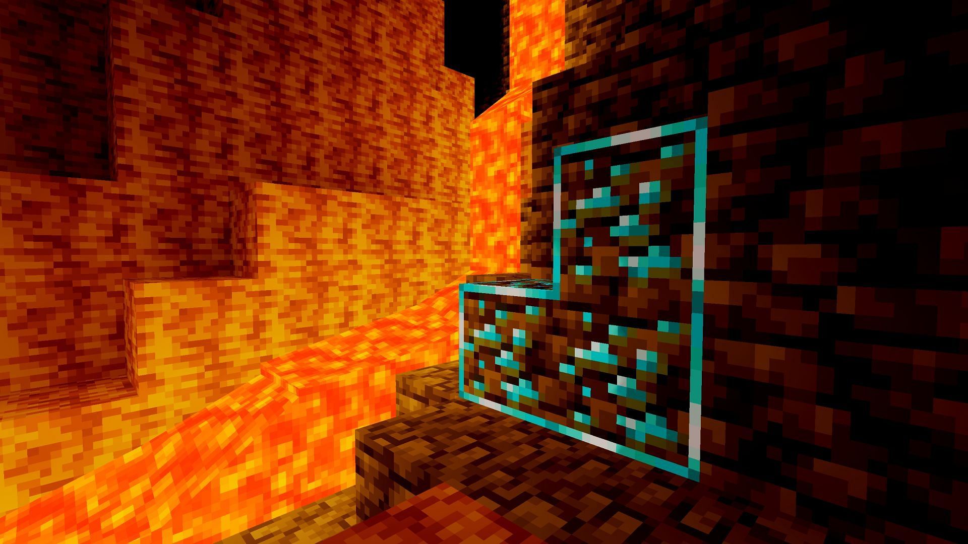 This resource pack makes ores glow (Image via Modrinth)