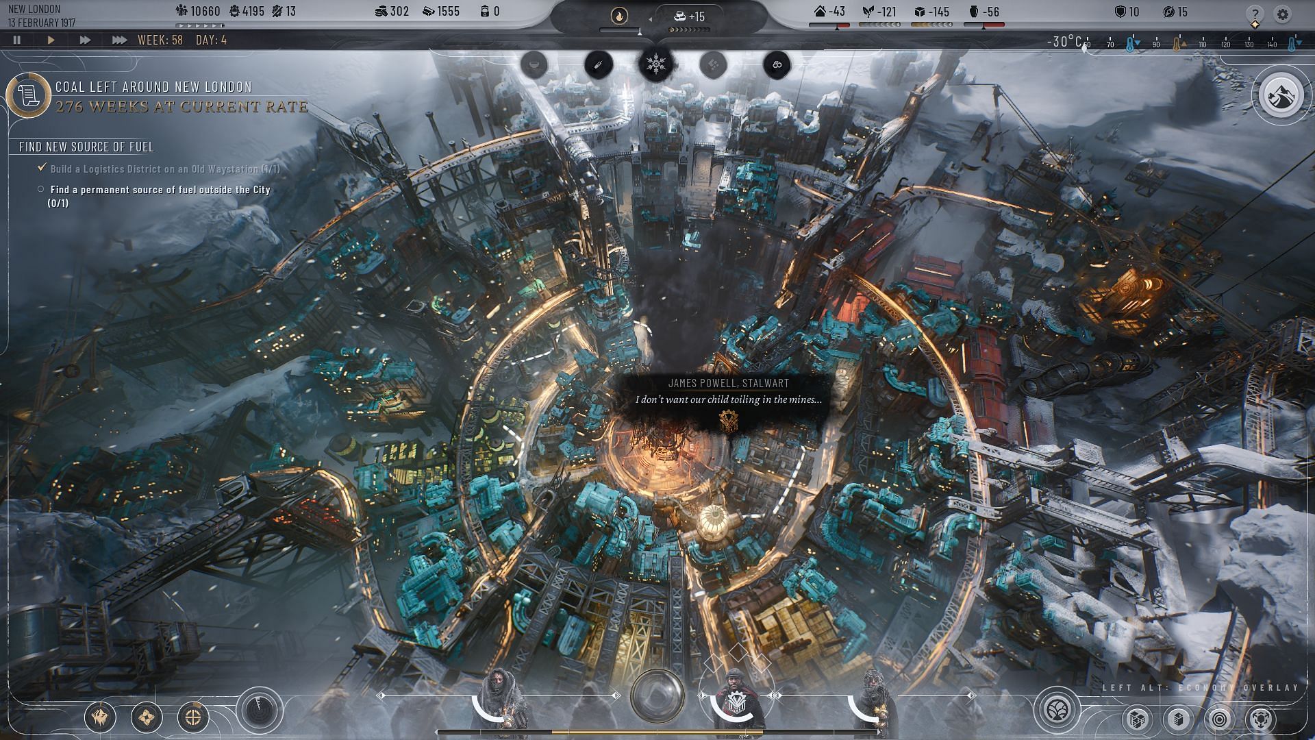 Build Prisons as an extreme measure to Deradicalize Factions in Frostpunk 2 (Image via 11 Bit Studios)