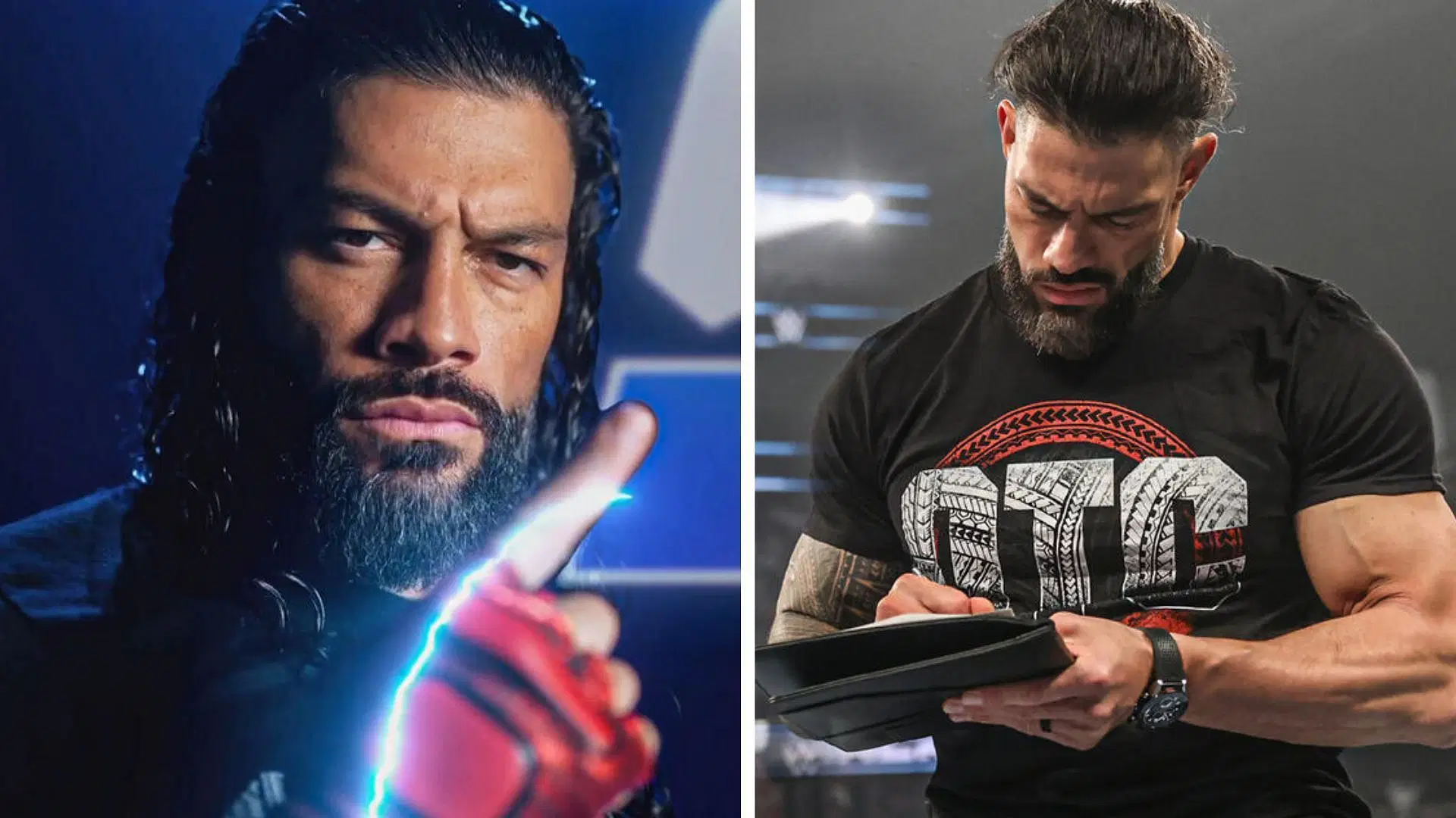 Reigns will be in action next month at Bad Blood. [Photos: WWE.com]
